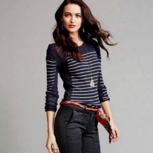 Cabi Lightweight Striped Sweater Regiment